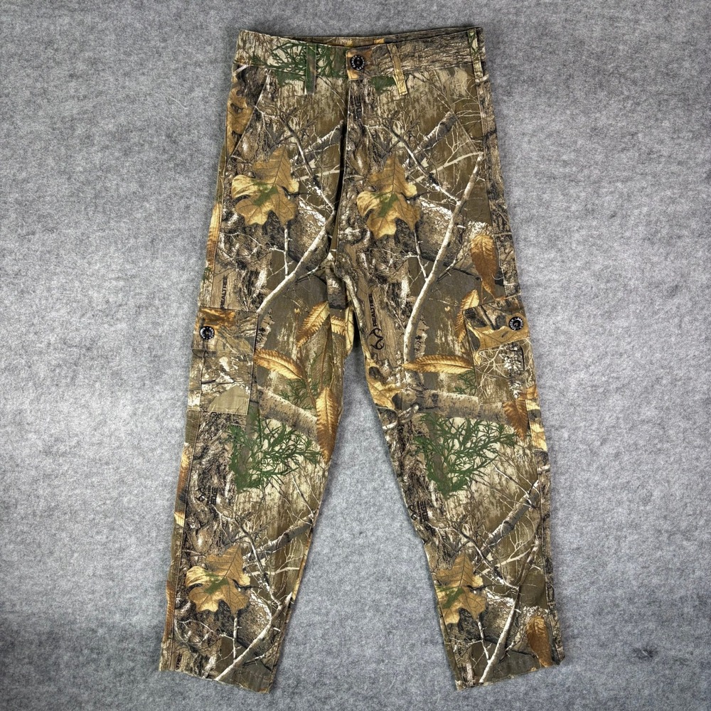 Ranger Realtree Camo Cargo Pants Forest Camouflage Workwear Trousers Size 12